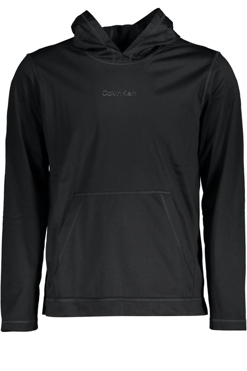 CALVIN KLEIN FELPA SENZA ZIP UOMO NERO - Grandi Firme Lab