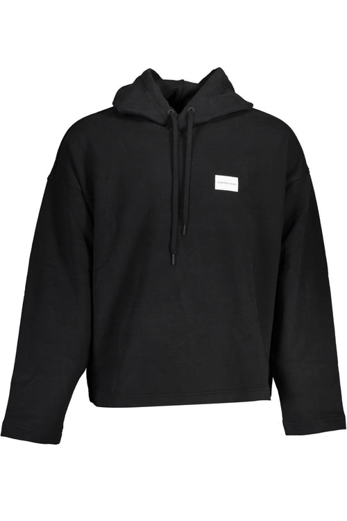 CALVIN KLEIN FELPA SENZA ZIP UOMO NERO - Grandi Firme Lab