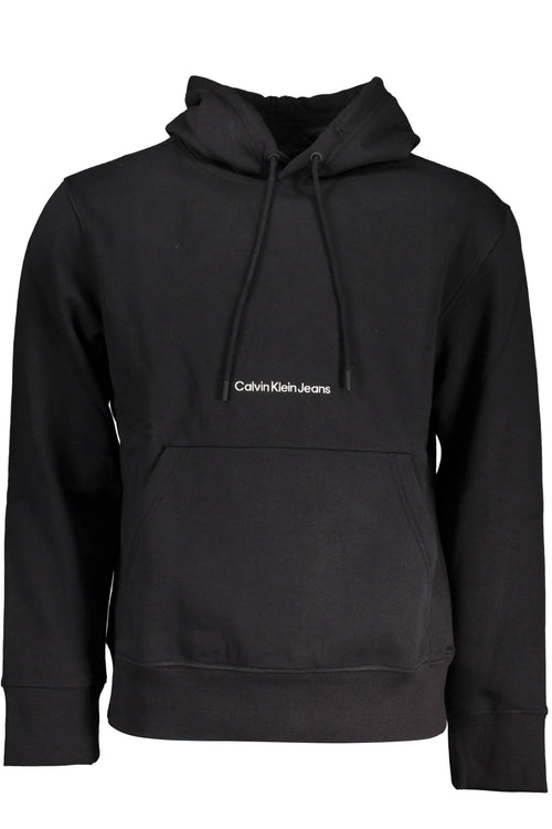 CALVIN KLEIN FELPA SENZA ZIP UOMO NERO - Grandi Firme Lab