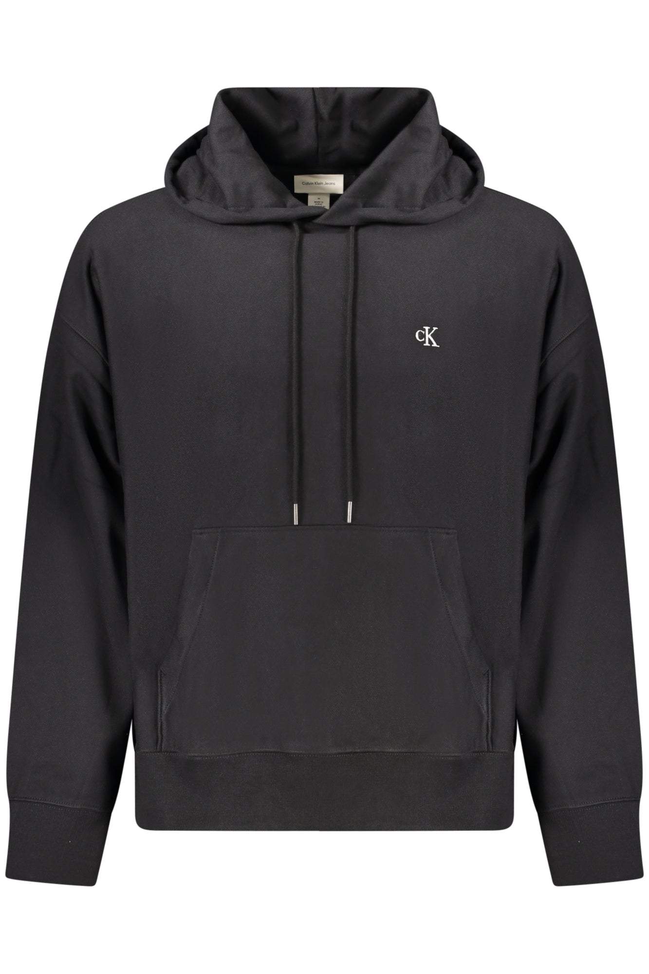 CALVIN KLEIN FELPA SENZA ZIP UOMO NERO - Grandi Firme Lab