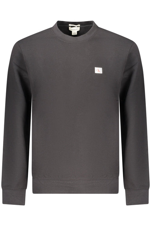 CALVIN KLEIN FELPA SENZA ZIP UOMO NERO - Grandi Firme Lab