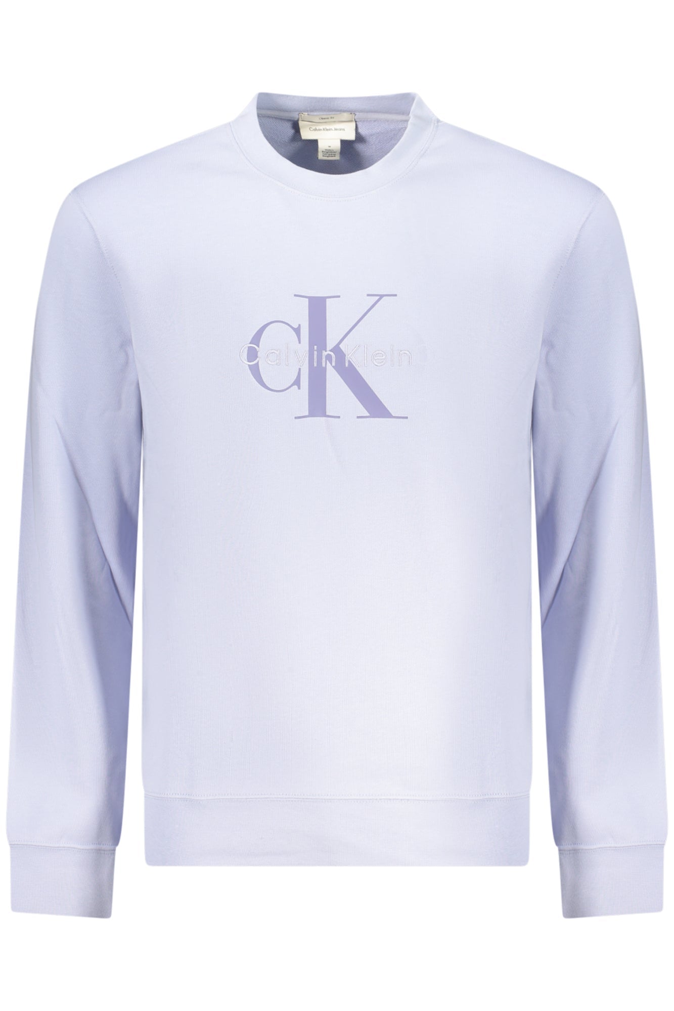 CALVIN KLEIN FELPA SENZA ZIP UOMO VIOLA - Grandi Firme Lab