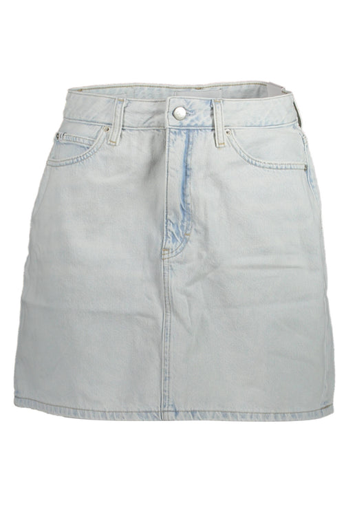 CALVIN KLEIN GONNA CORTA DONNA AZZURRO - Grandi Firme Lab