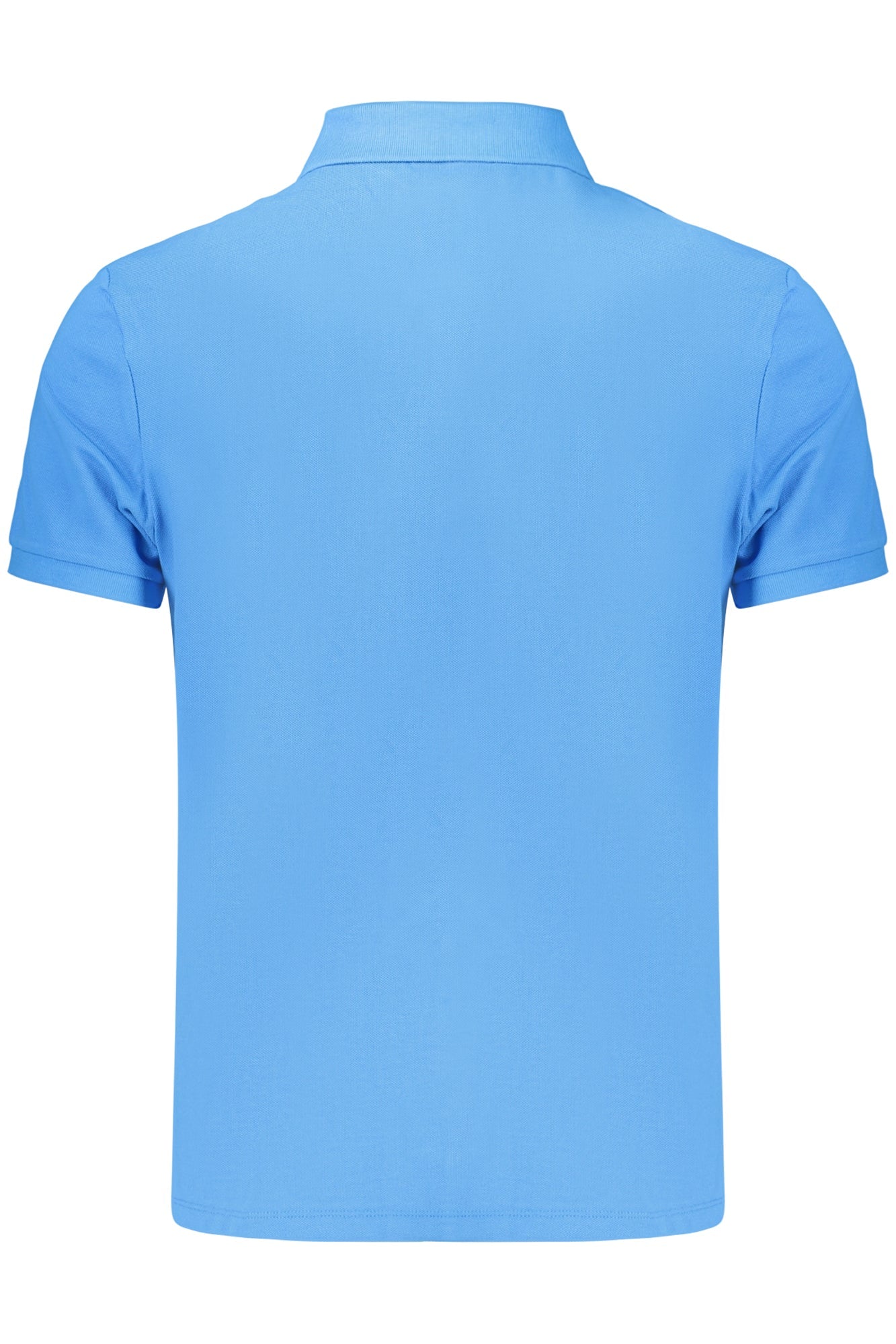 CALVIN KLEIN POLO MANICHE CORTE UOMO AZZURRO - Grandi Firme Lab