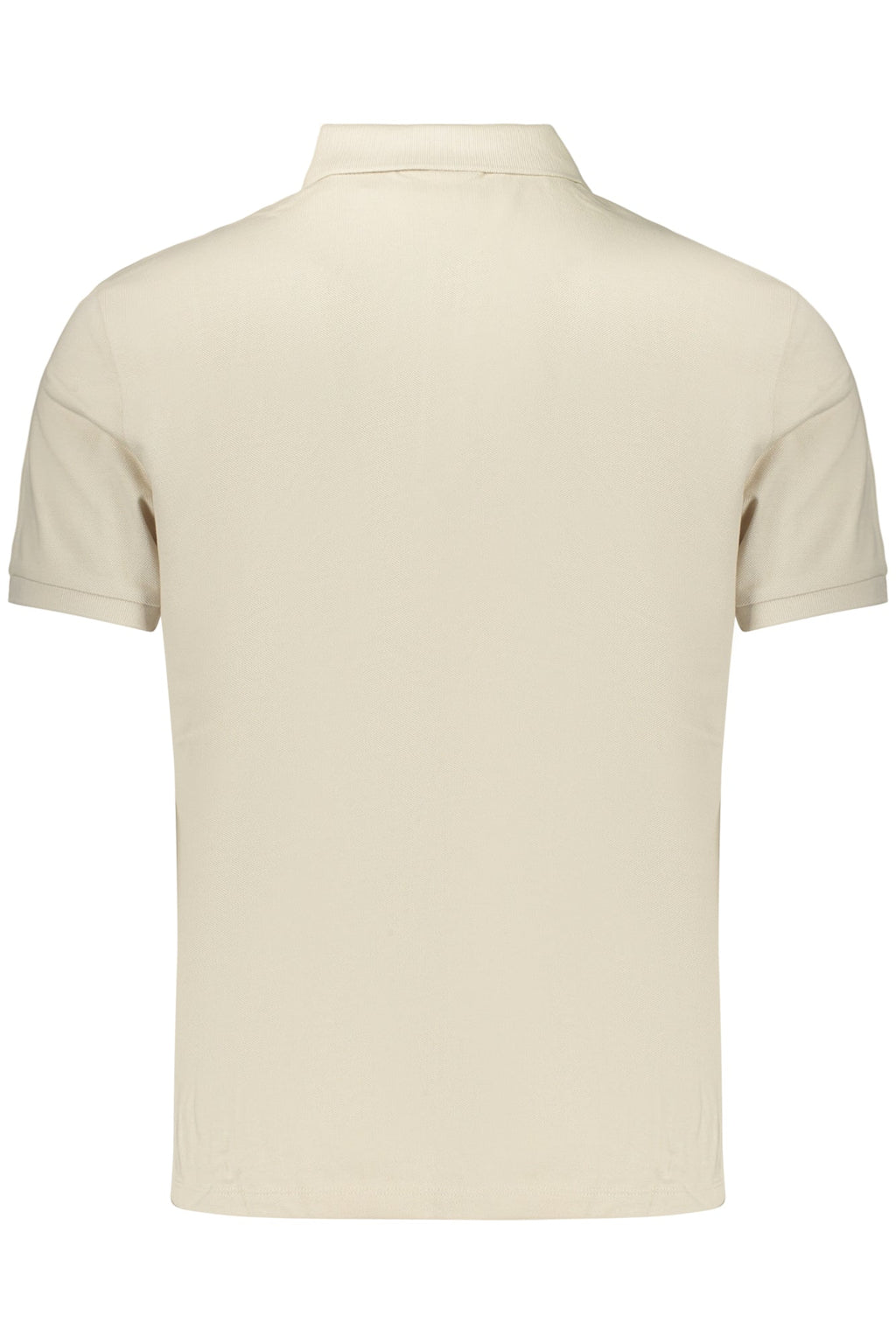 CALVIN KLEIN POLO MANICHE CORTE UOMO BEIGE - Grandi Firme Lab