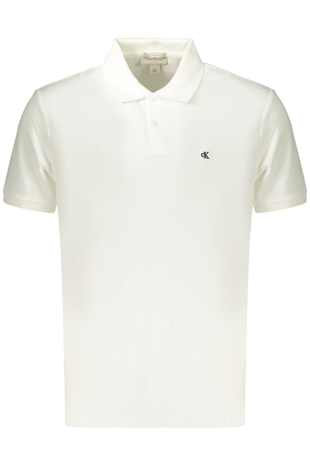 CALVIN KLEIN POLO MANICHE CORTE UOMO BIANCO - Grandi Firme Lab