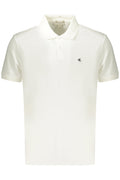 CALVIN KLEIN POLO MANICHE CORTE UOMO BIANCO - Grandi Firme Lab