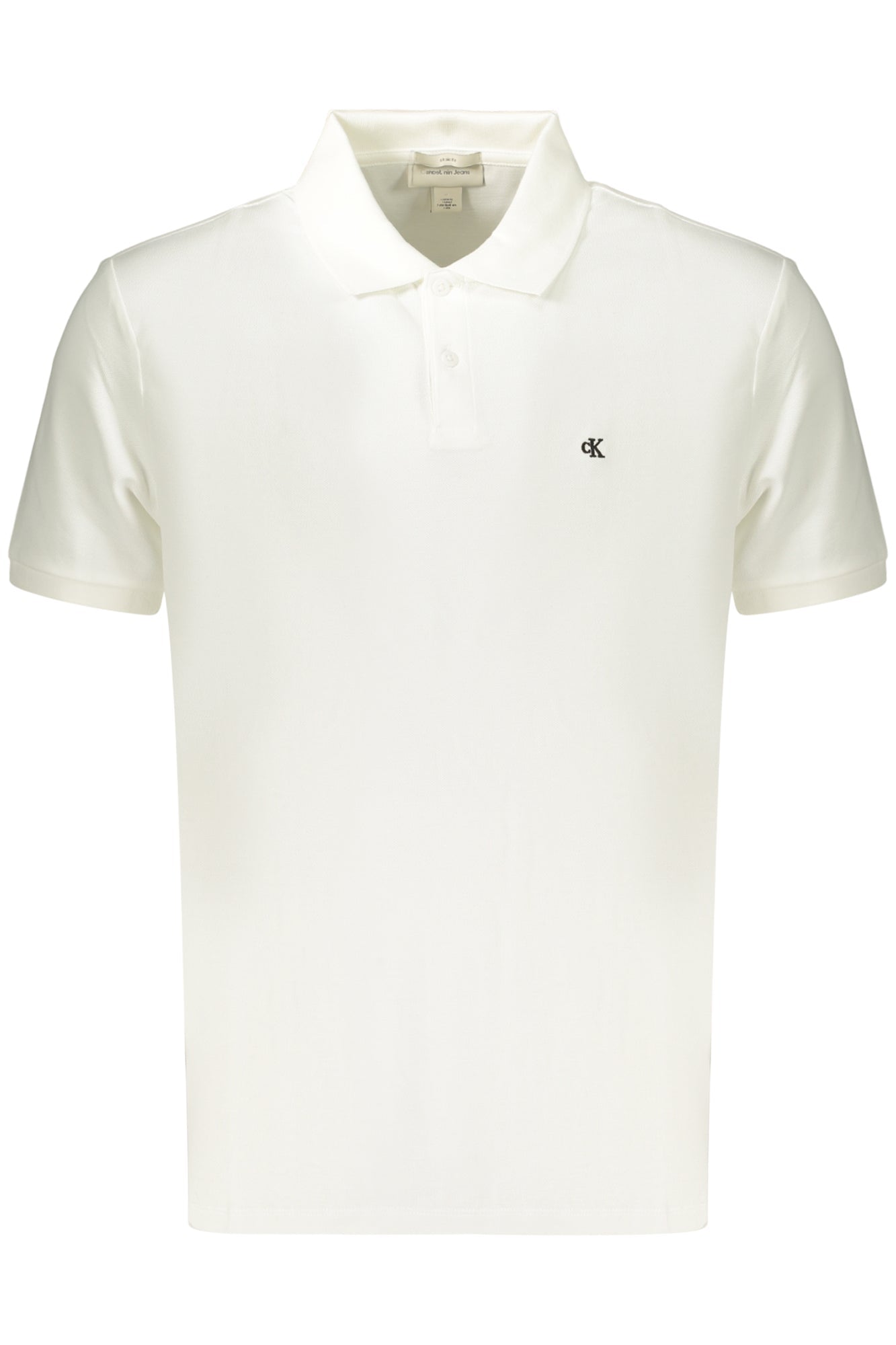 CALVIN KLEIN POLO MANICHE CORTE UOMO BIANCO - Grandi Firme Lab