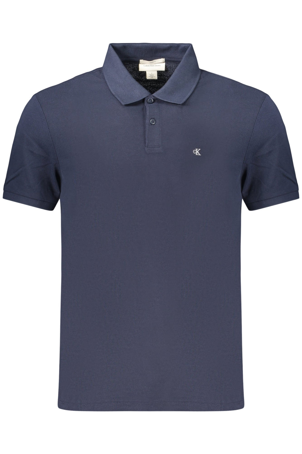 CALVIN KLEIN POLO MANICHE CORTE UOMO BLU - Grandi Firme Lab