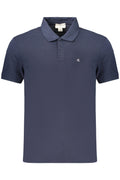 CALVIN KLEIN POLO MANICHE CORTE UOMO BLU - Grandi Firme Lab