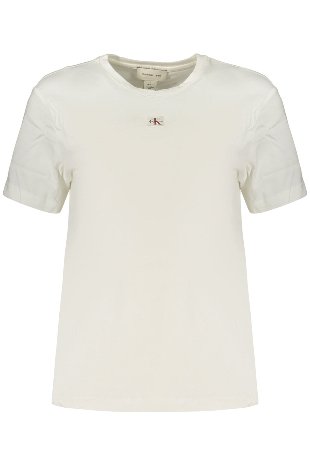 CALVIN KLEIN T - SHIRT MANICHE CORTE DONNA BIANCO - Grandi Firme Lab