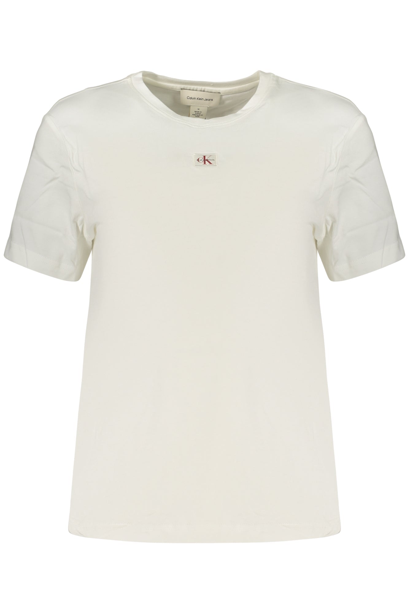 CALVIN KLEIN T - SHIRT MANICHE CORTE DONNA BIANCO - Grandi Firme Lab