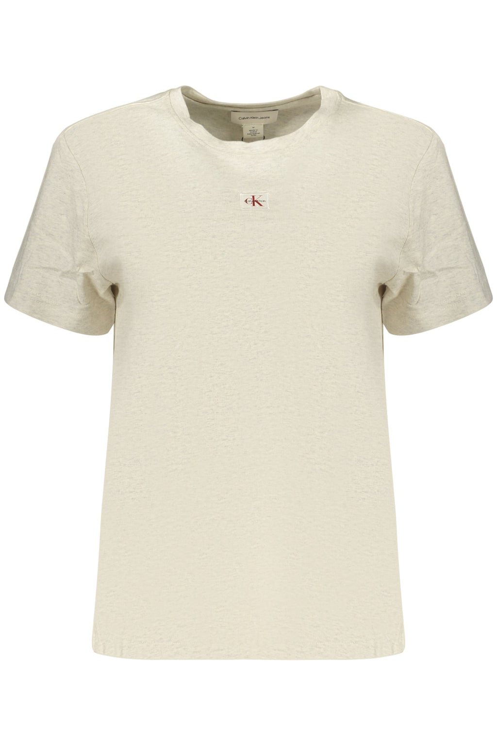 CALVIN KLEIN T-SHIRT MANICHE CORTE DONNA GRIGIO - Grandi Firme Lab