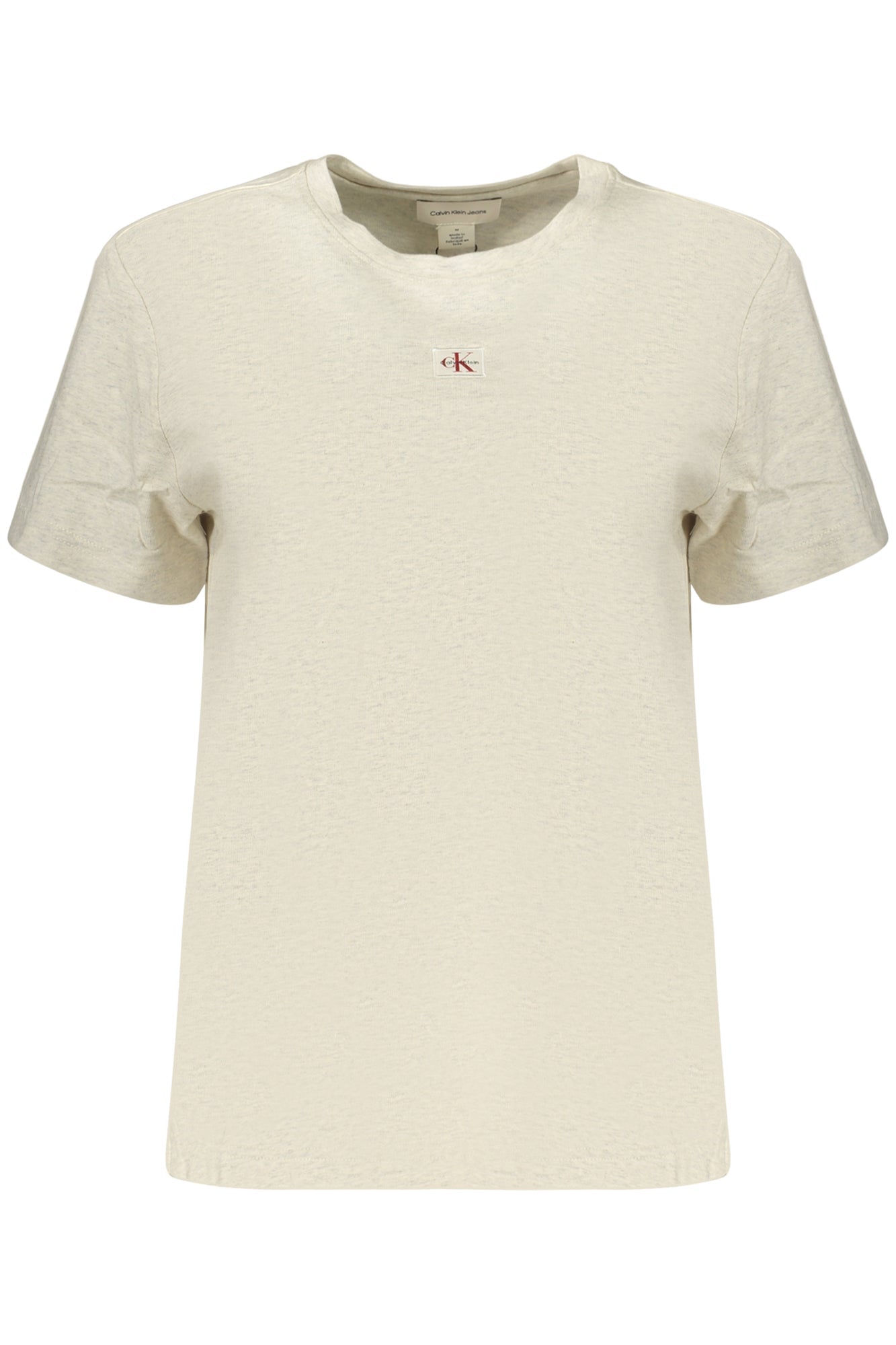 CALVIN KLEIN T-SHIRT MANICHE CORTE DONNA GRIGIO - Grandi Firme Lab