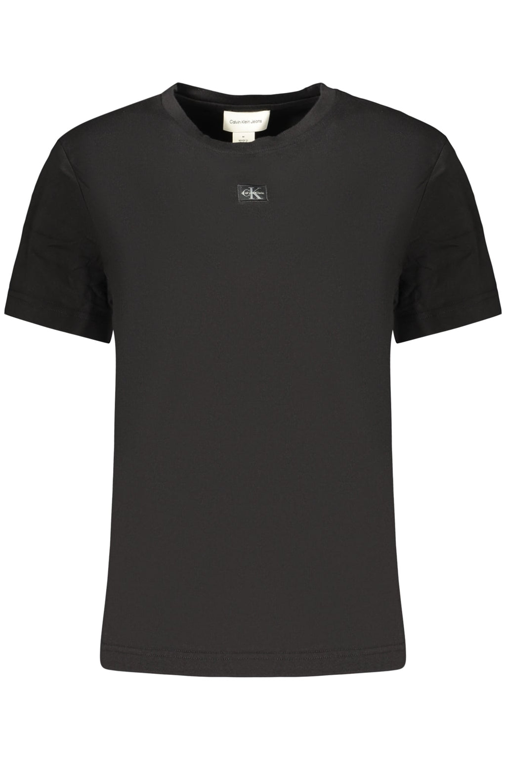 CALVIN KLEIN T - SHIRT MANICHE CORTE DONNA NERO - Grandi Firme Lab