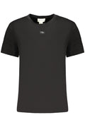 CALVIN KLEIN T - SHIRT MANICHE CORTE DONNA NERO - Grandi Firme Lab