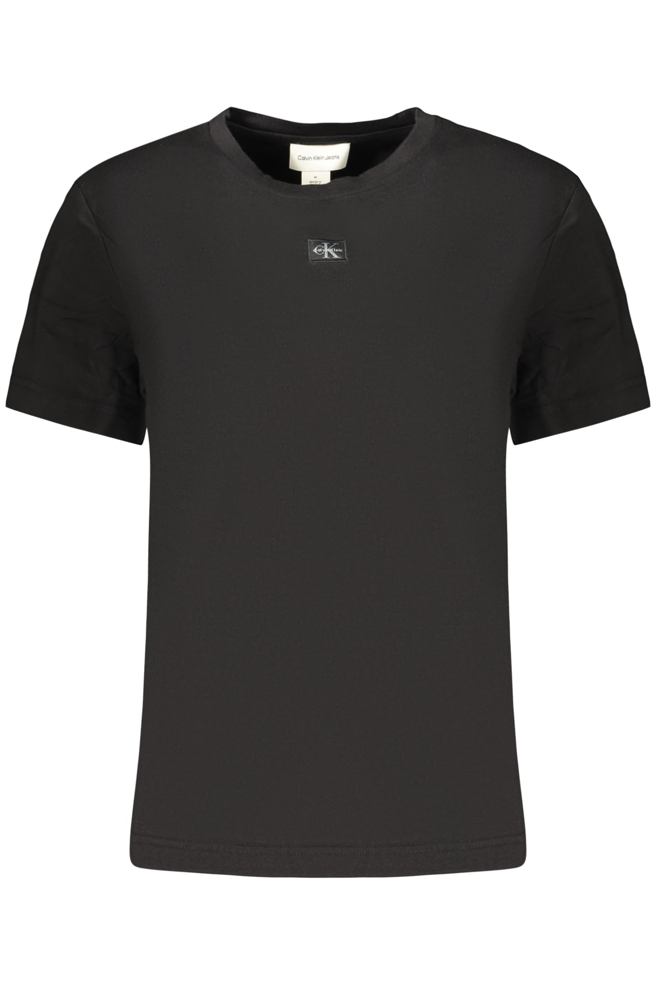 CALVIN KLEIN T - SHIRT MANICHE CORTE DONNA NERO - Grandi Firme Lab