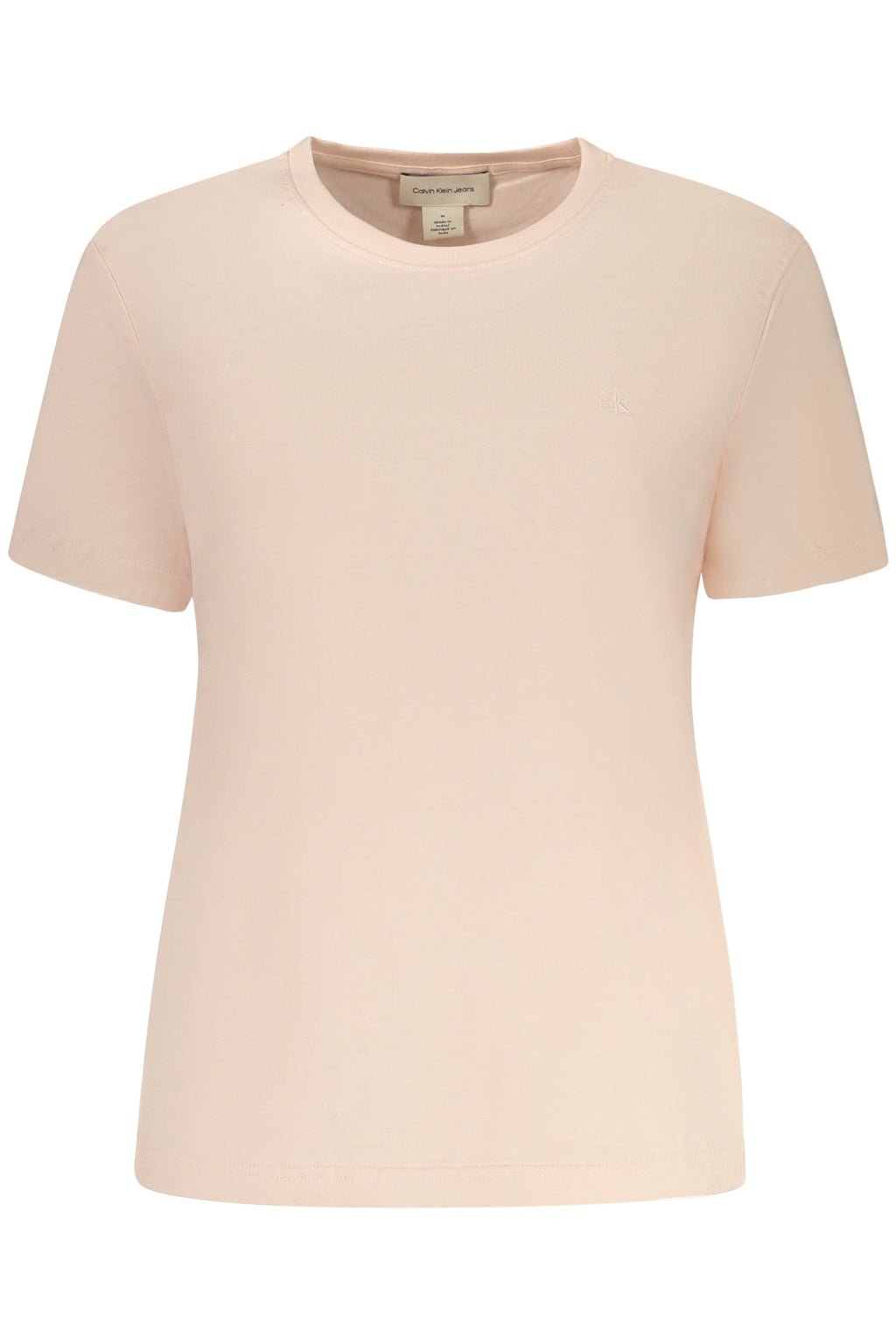 CALVIN KLEIN T-SHIRT MANICHE CORTE DONNA ROSA - Grandi Firme Lab