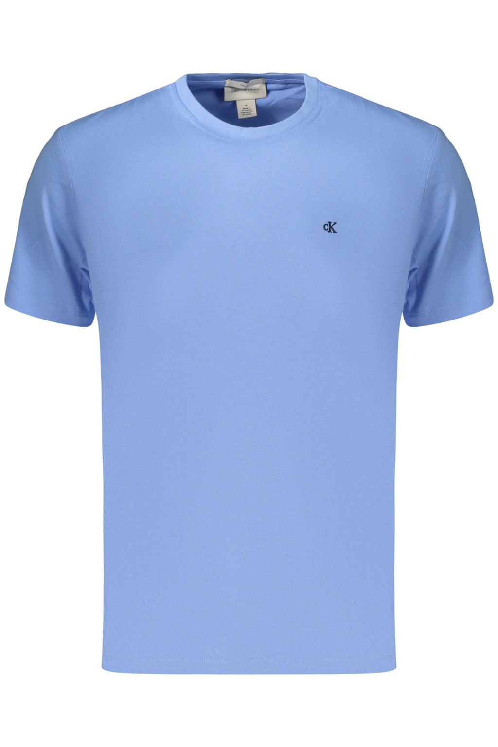CALVIN KLEIN T - SHIRT MANICHE CORTE UOMO AZZURRO - Grandi Firme Lab