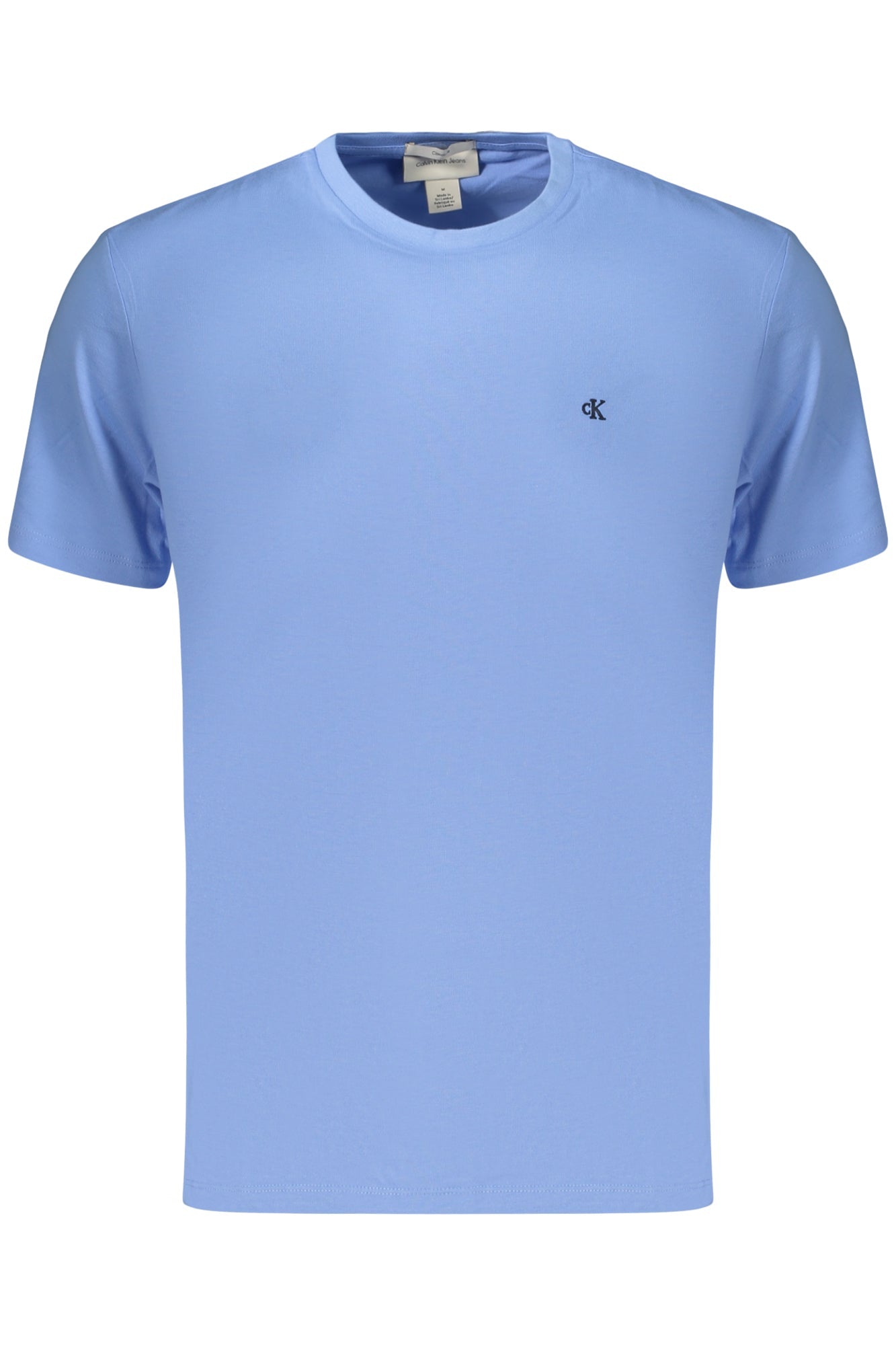 CALVIN KLEIN T - SHIRT MANICHE CORTE UOMO AZZURRO - Grandi Firme Lab