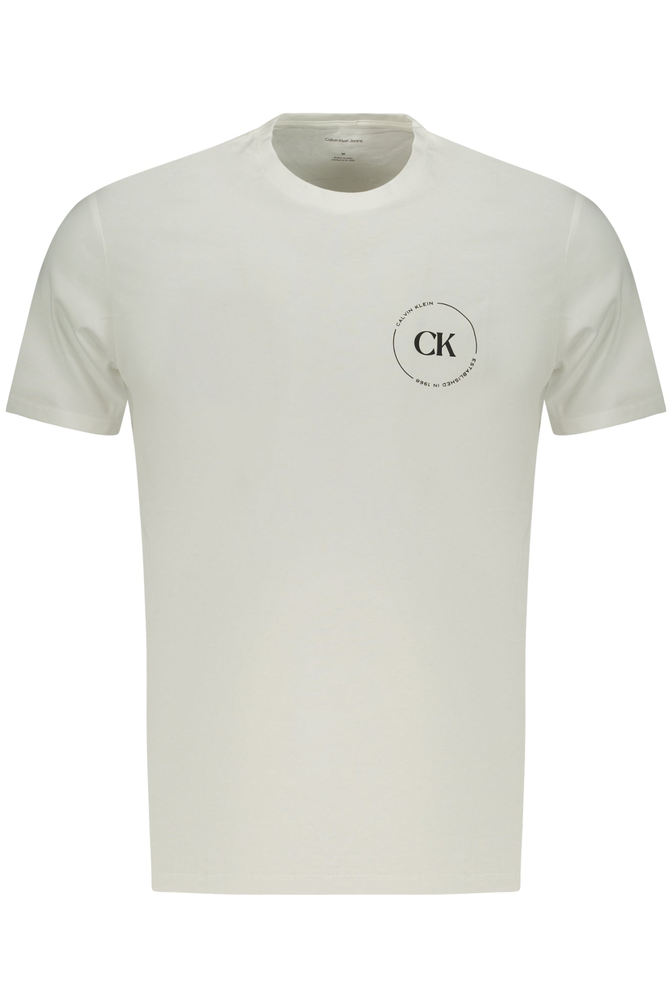 CALVIN KLEIN T-SHIRT MANICHE CORTE UOMO BIANCO - Grandi Firme Lab