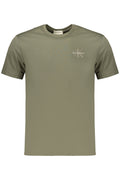 CALVIN KLEIN T - SHIRT MANICHE CORTE UOMO VERDE - Grandi Firme Lab