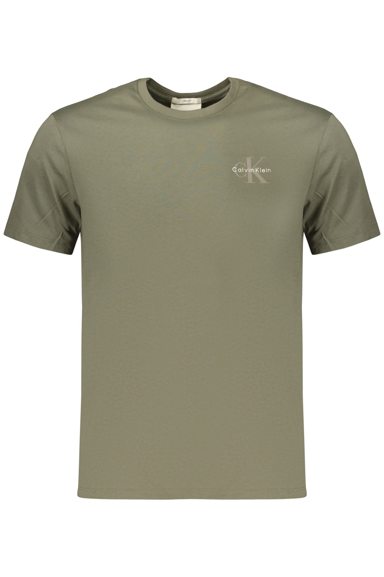 CALVIN KLEIN T - SHIRT MANICHE CORTE UOMO VERDE - Grandi Firme Lab