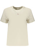 CALVIN KLEIN T-SHIRT MANICHE CORTE DONNA GRIGIO