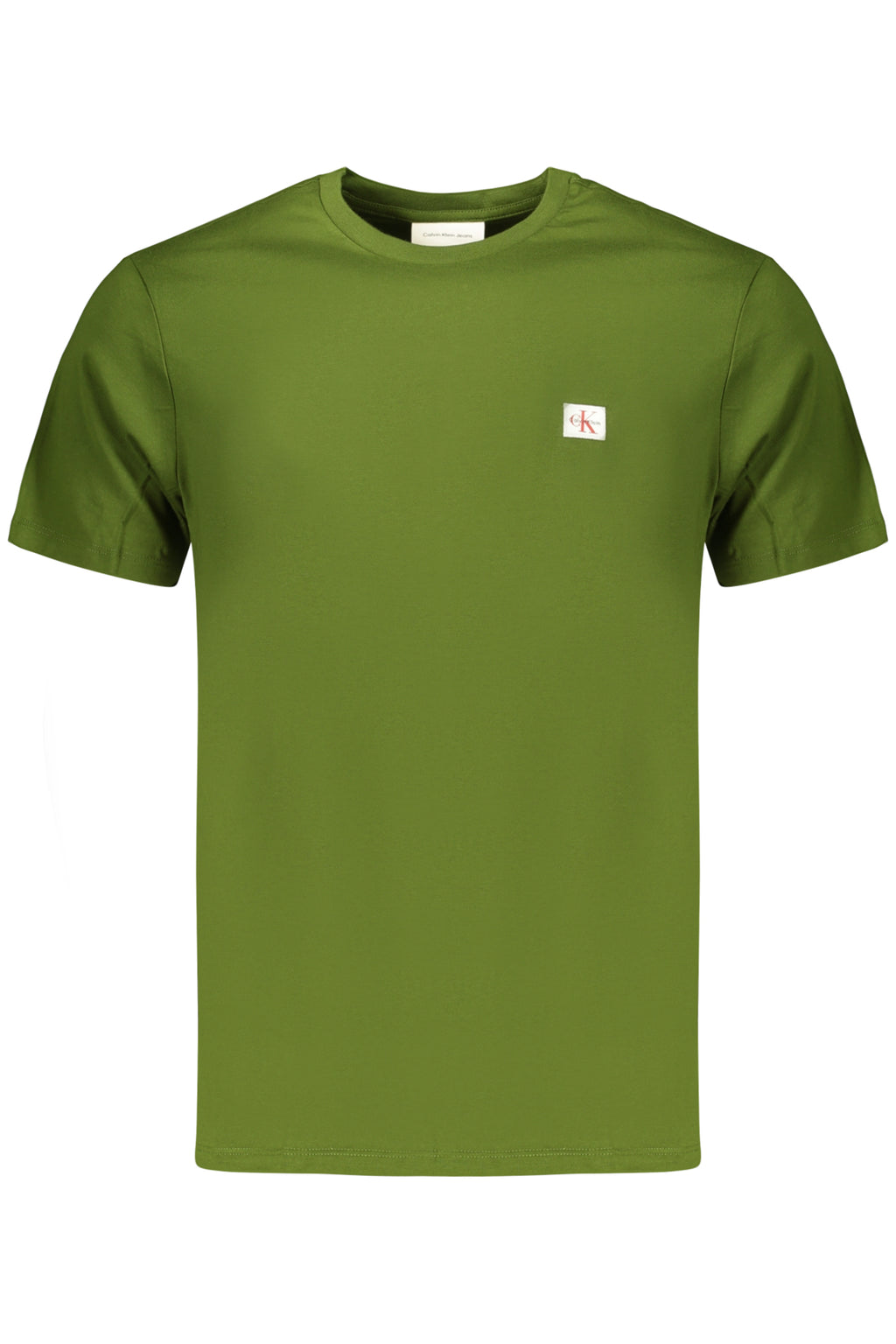 CALVIN KLEIN T-SHIRT MANICHE CORTE UOMO VERDE