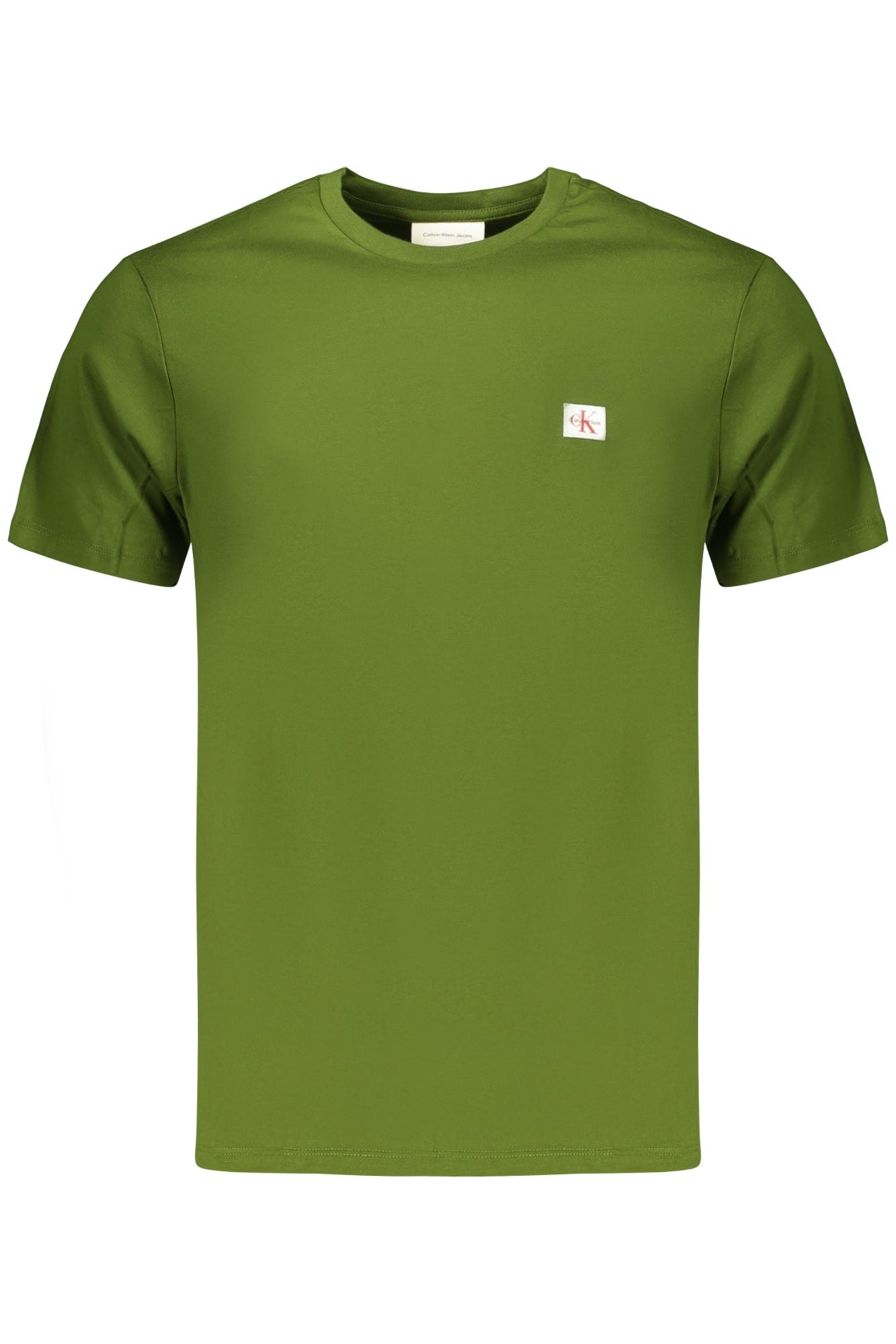 CALVIN KLEIN T-SHIRT MANICHE CORTE UOMO VERDE