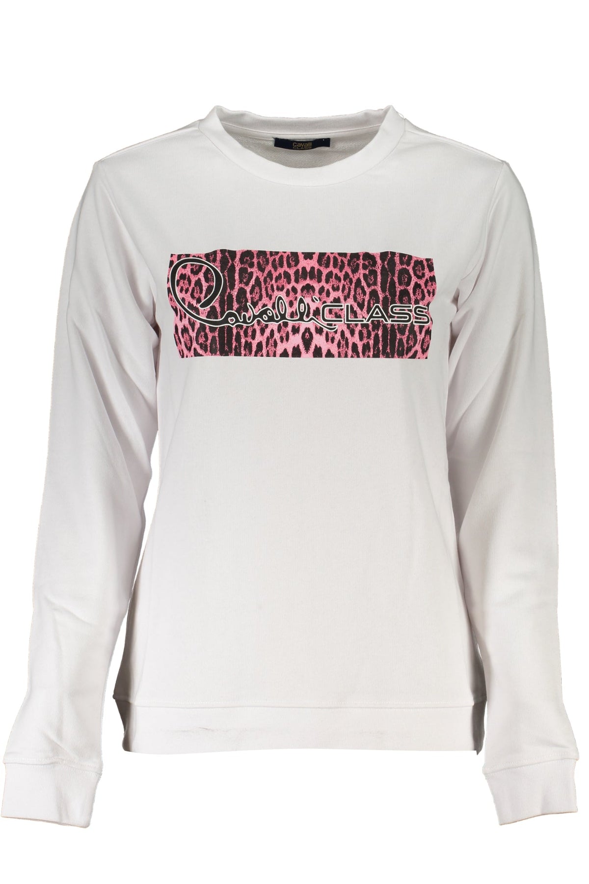 CAVALLI CLASS FELPA SENZA ZIP DONNA BIANCO - Grandi Firme Lab