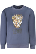 CAVALLI CLASS FELPA SENZA ZIP DONNA BLU - Grandi Firme Lab