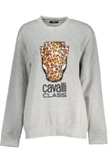 CAVALLI CLASS FELPA SENZA ZIP DONNA GRIGIO - Grandi Firme Lab