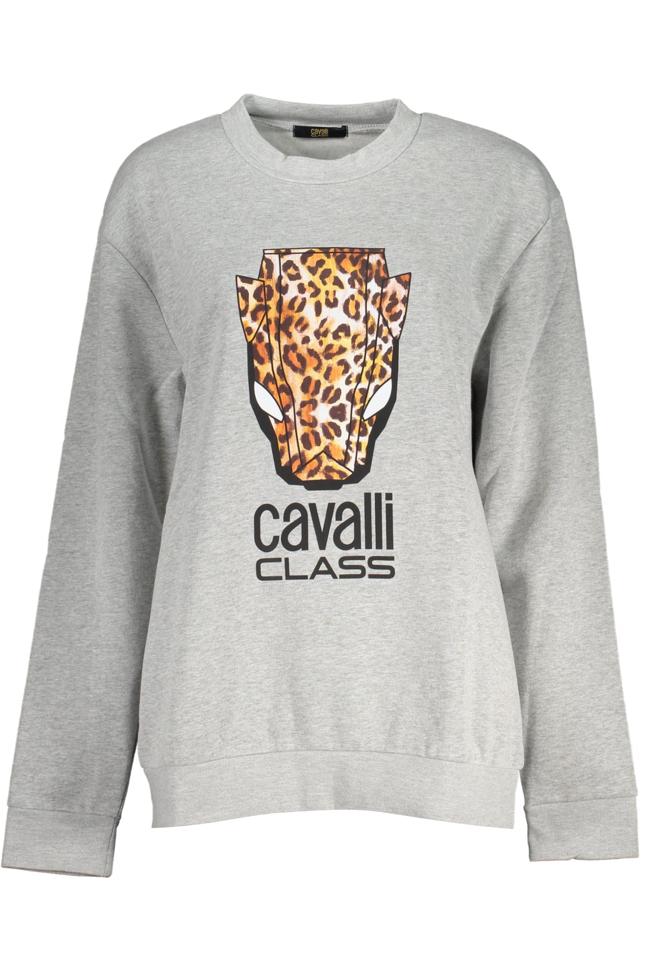 CAVALLI CLASS FELPA SENZA ZIP DONNA GRIGIO - Grandi Firme Lab