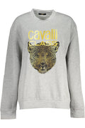 CAVALLI CLASS FELPA SENZA ZIP DONNA GRIGIO - Grandi Firme Lab