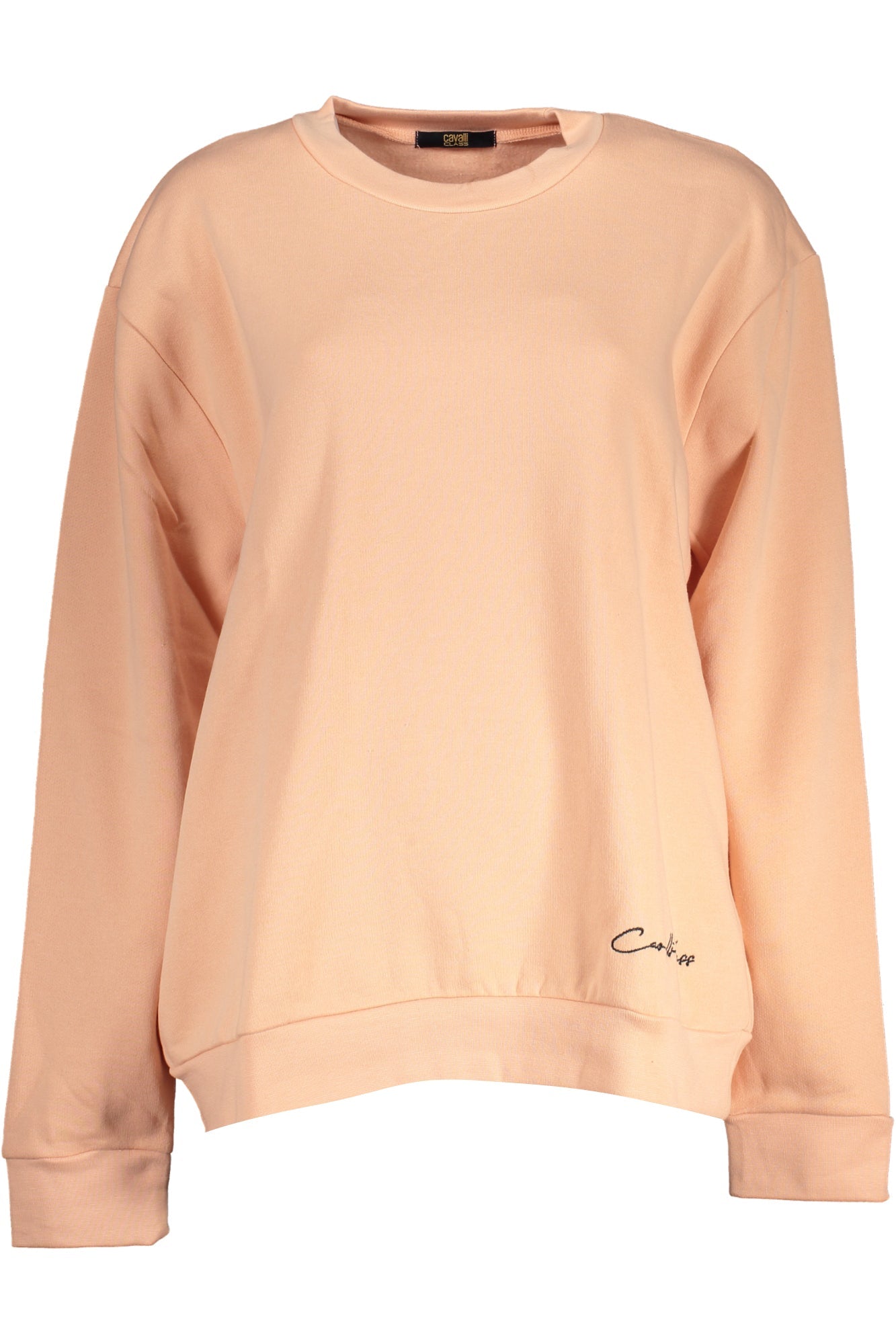 CAVALLI CLASS FELPA SENZA ZIP DONNA ROSA - Grandi Firme Lab