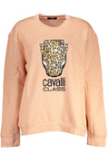 CAVALLI CLASS FELPA SENZA ZIP DONNA ROSA - Grandi Firme Lab