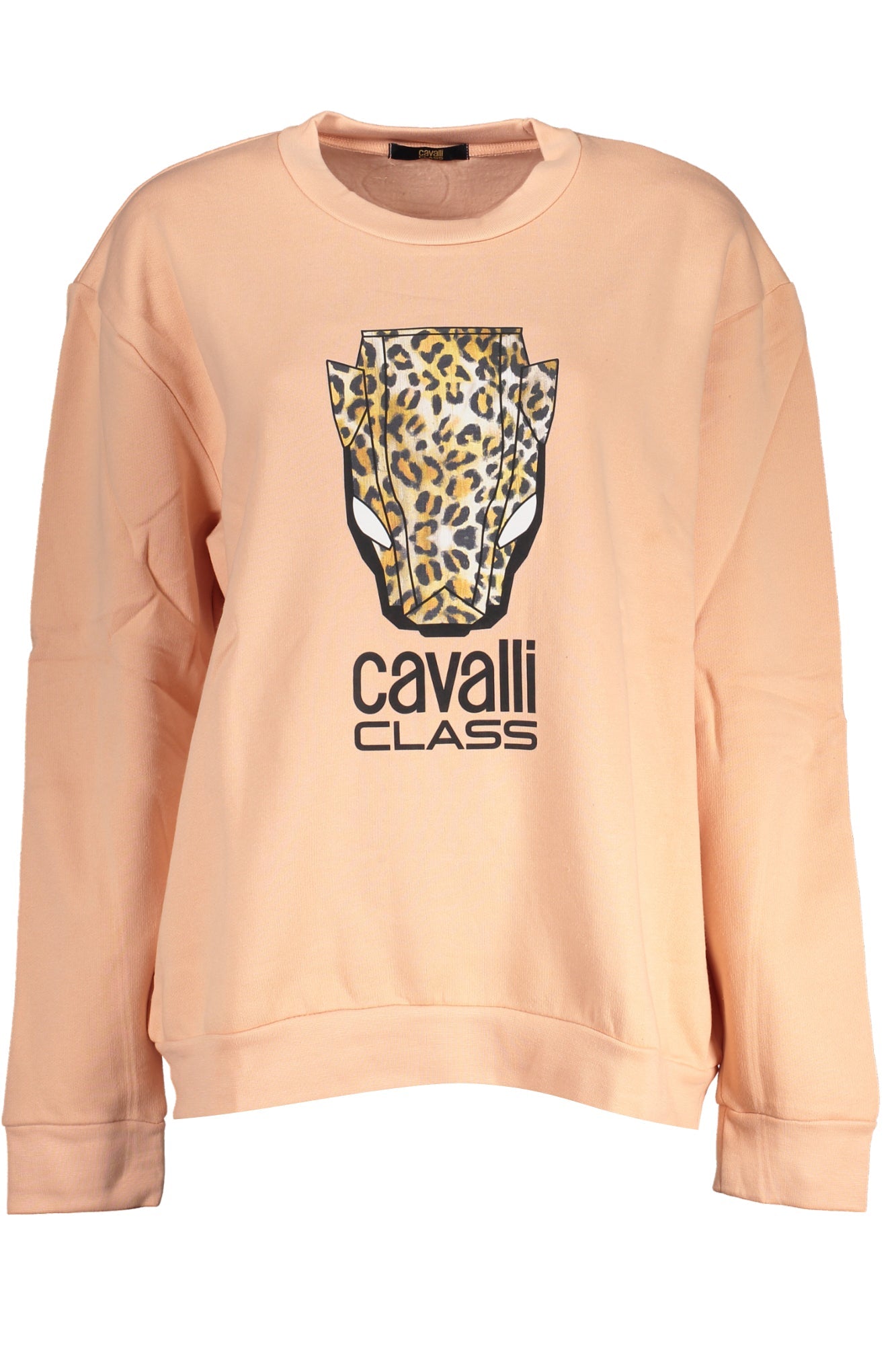 CAVALLI CLASS FELPA SENZA ZIP DONNA ROSA - Grandi Firme Lab