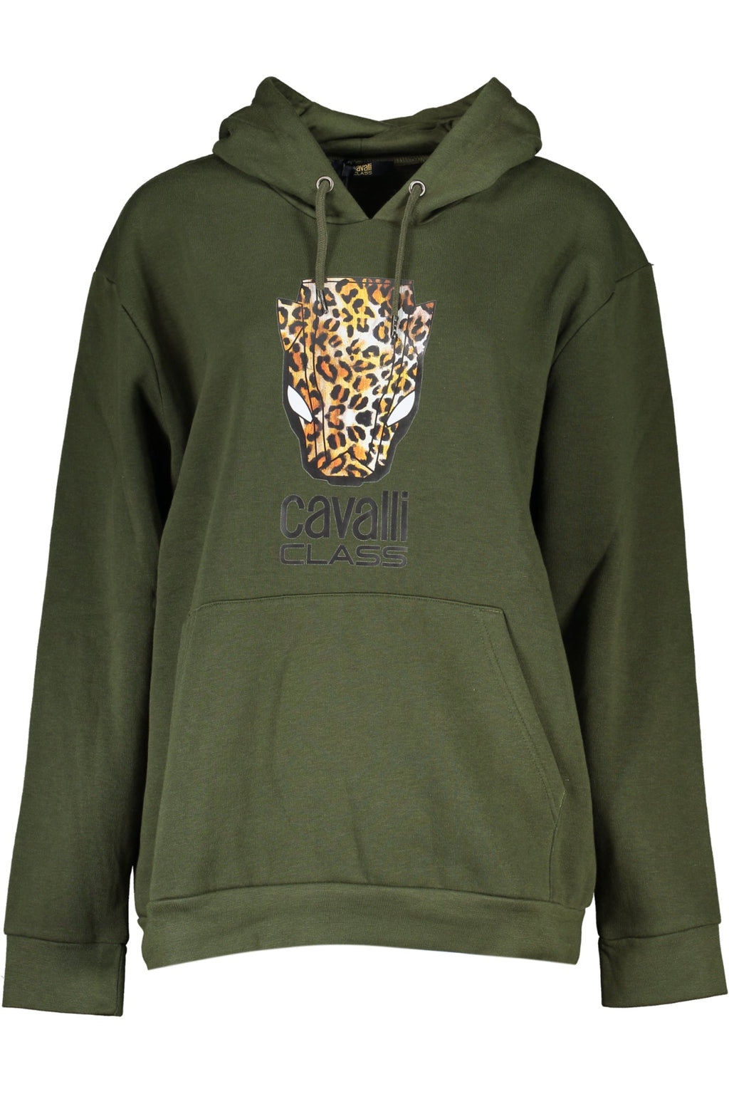 CAVALLI CLASS FELPA SENZA ZIP DONNA VERDE - Grandi Firme Lab