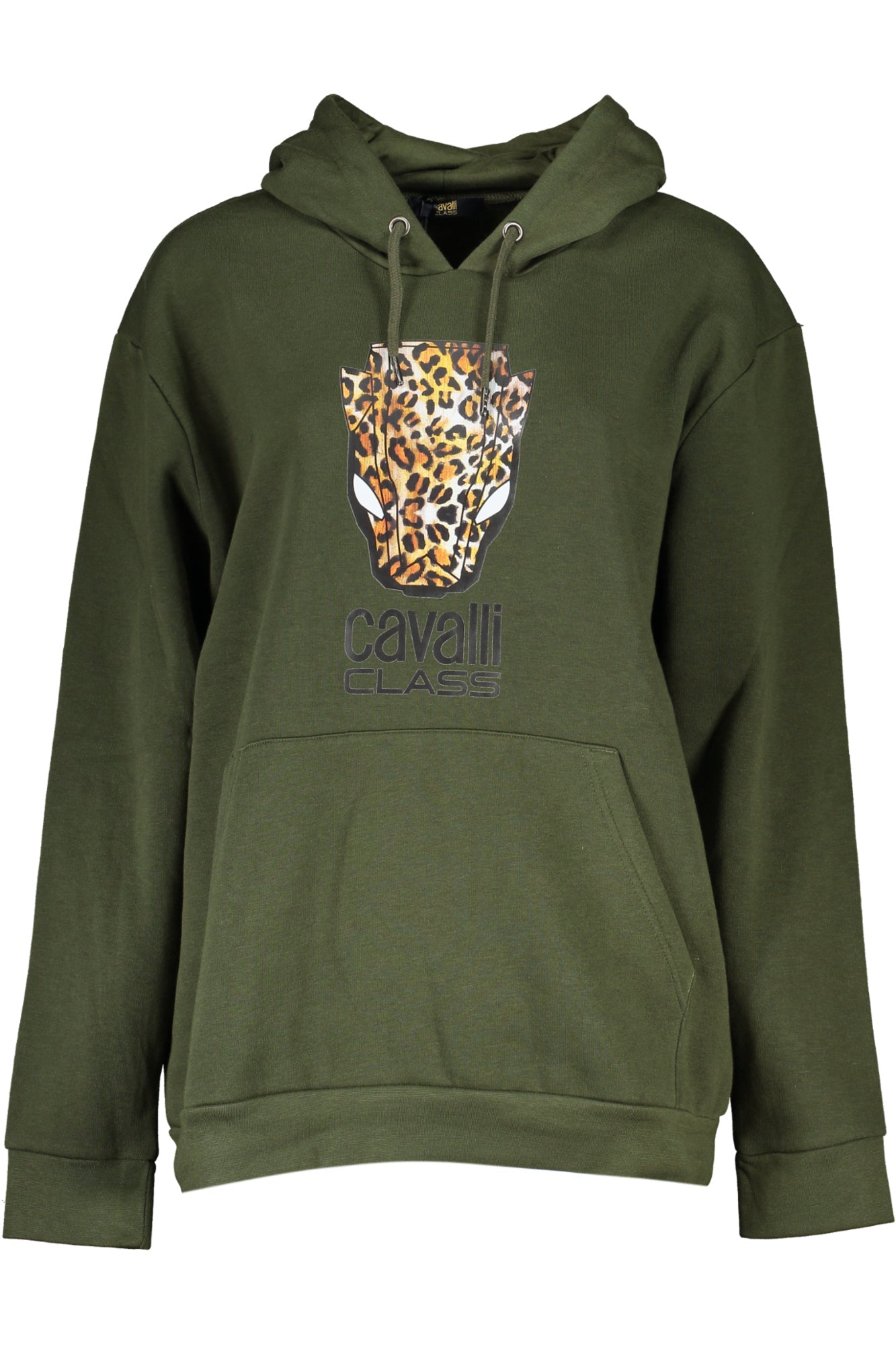 CAVALLI CLASS FELPA SENZA ZIP DONNA VERDE - Grandi Firme Lab