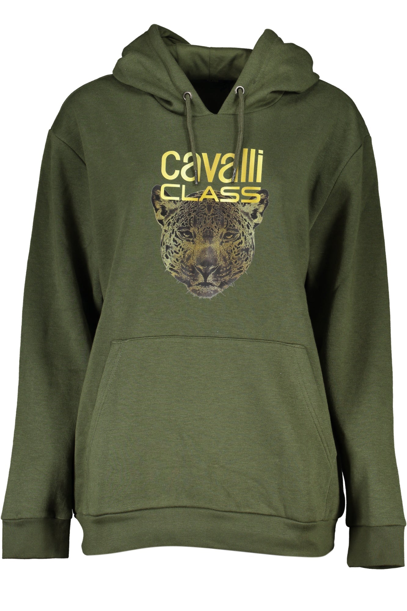 CAVALLI CLASS FELPA SENZA ZIP DONNA VERDE - Grandi Firme Lab