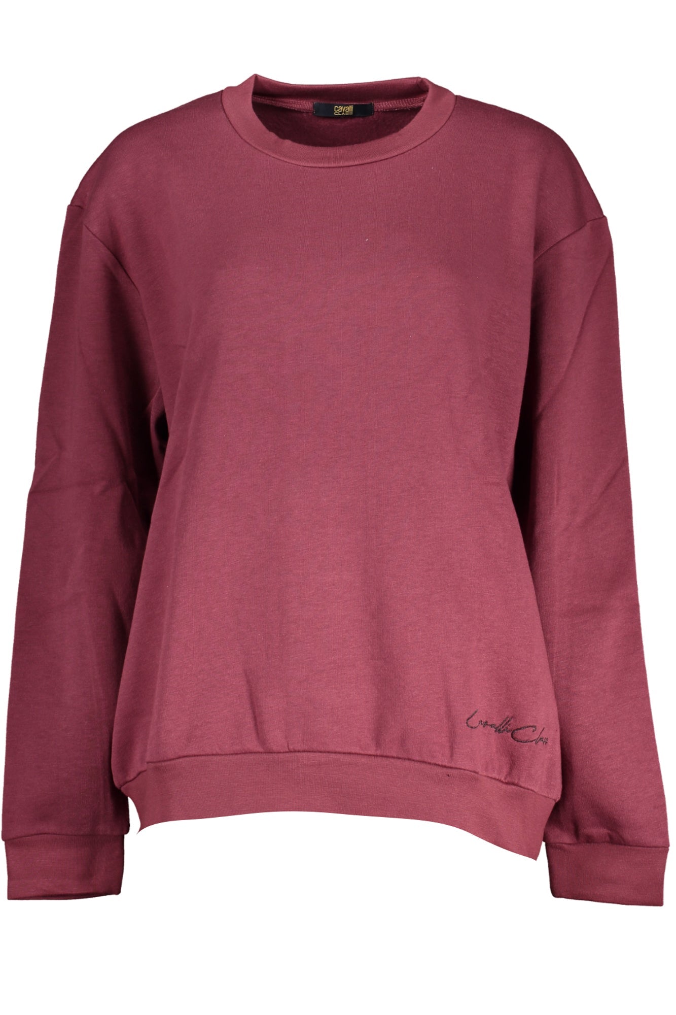 CAVALLI CLASS FELPA SENZA ZIP DONNA VIOLA - Grandi Firme Lab