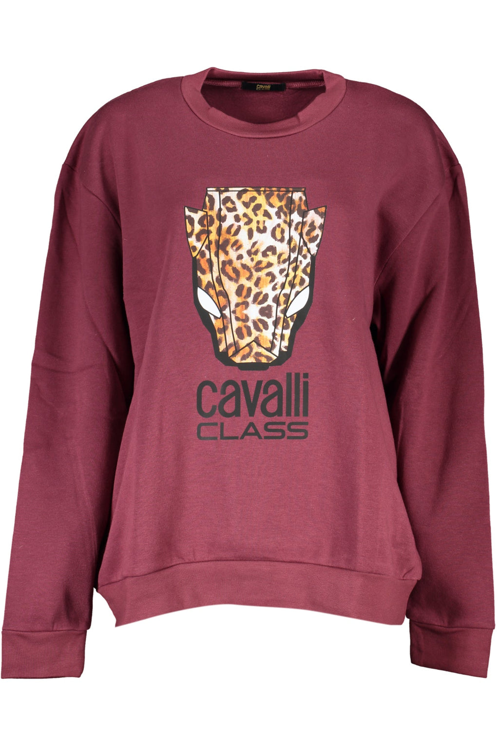 CAVALLI CLASS FELPA SENZA ZIP DONNA VIOLA - Grandi Firme Lab