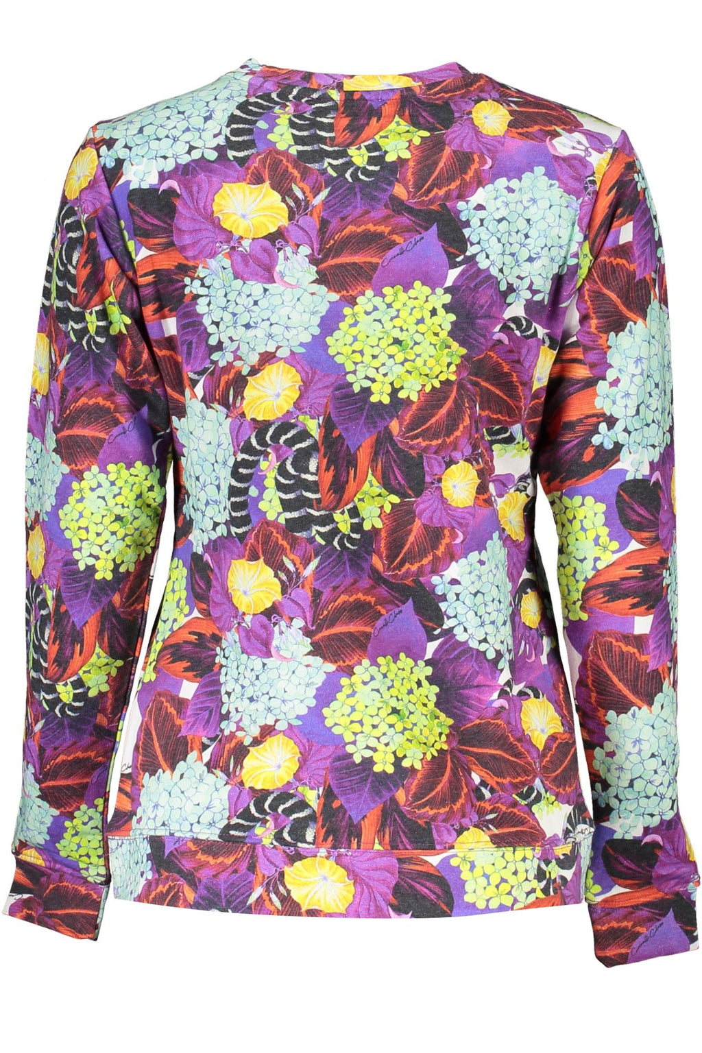 CAVALLI CLASS FELPA SENZA ZIP DONNA VIOLA - Grandi Firme Lab