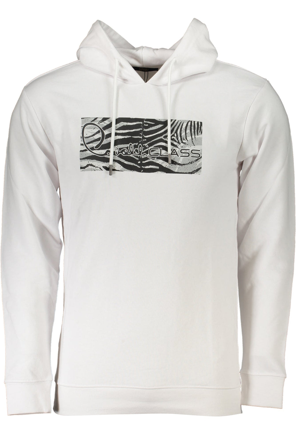 CAVALLI CLASS FELPA SENZA ZIP UOMO BIANCO - Grandi Firme Lab