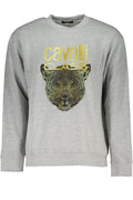 CAVALLI CLASS FELPA SENZA ZIP UOMO GRIGIO - Grandi Firme Lab