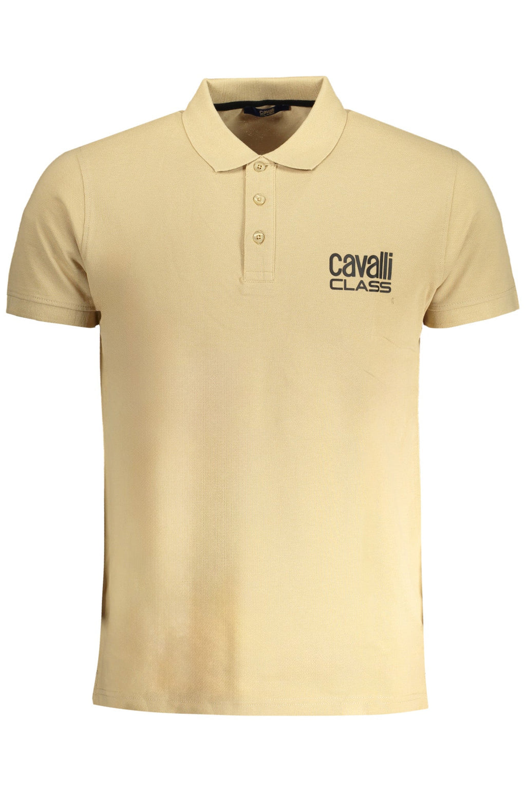 CAVALLI CLASS POLO MANICHE CORTE UOMO BEIGE - Grandi Firme Lab