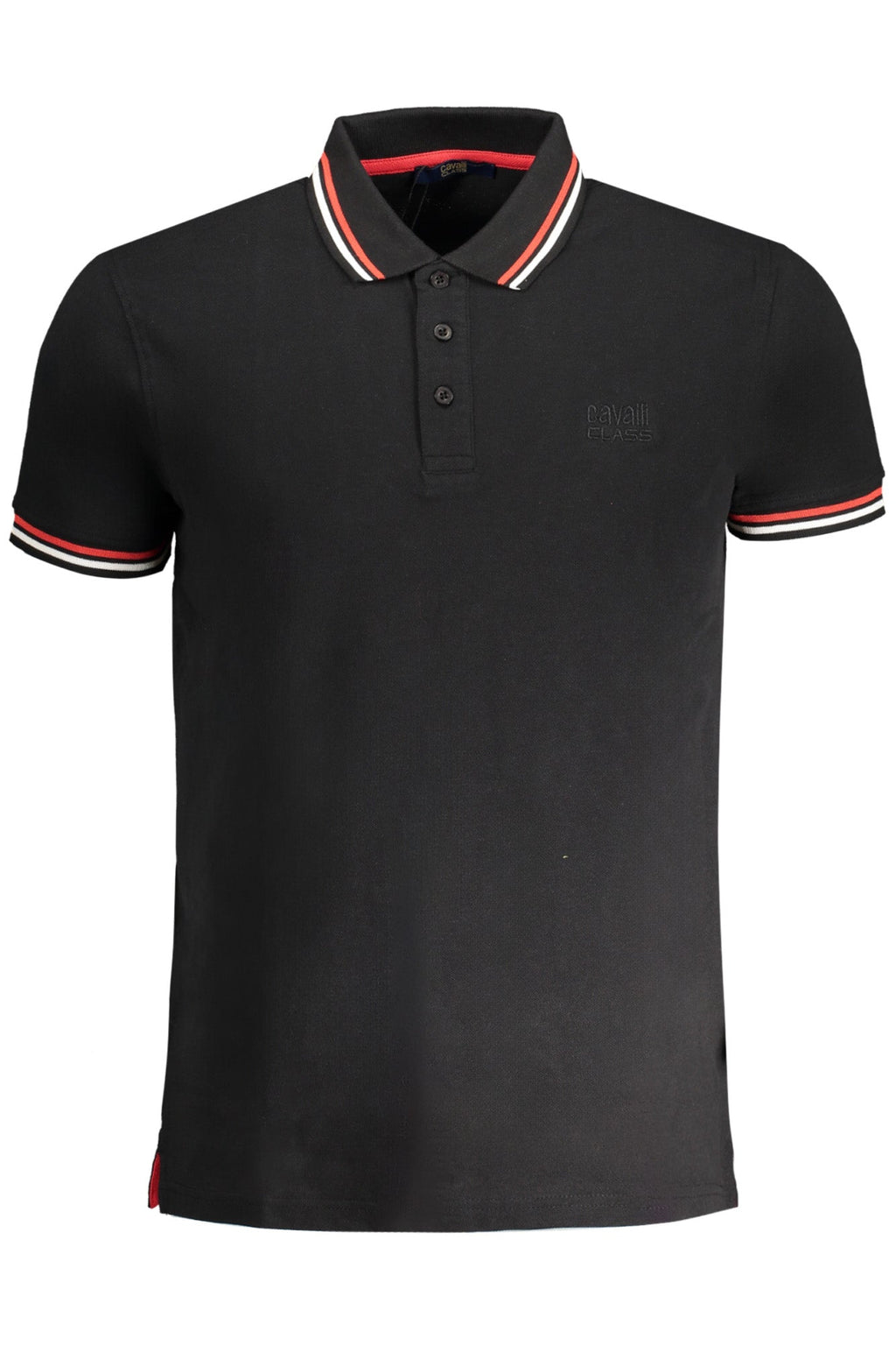 CAVALLI CLASS POLO MANICHE CORTE UOMO NERO - Grandi Firme Lab