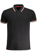 CAVALLI CLASS POLO MANICHE CORTE UOMO NERO - Grandi Firme Lab