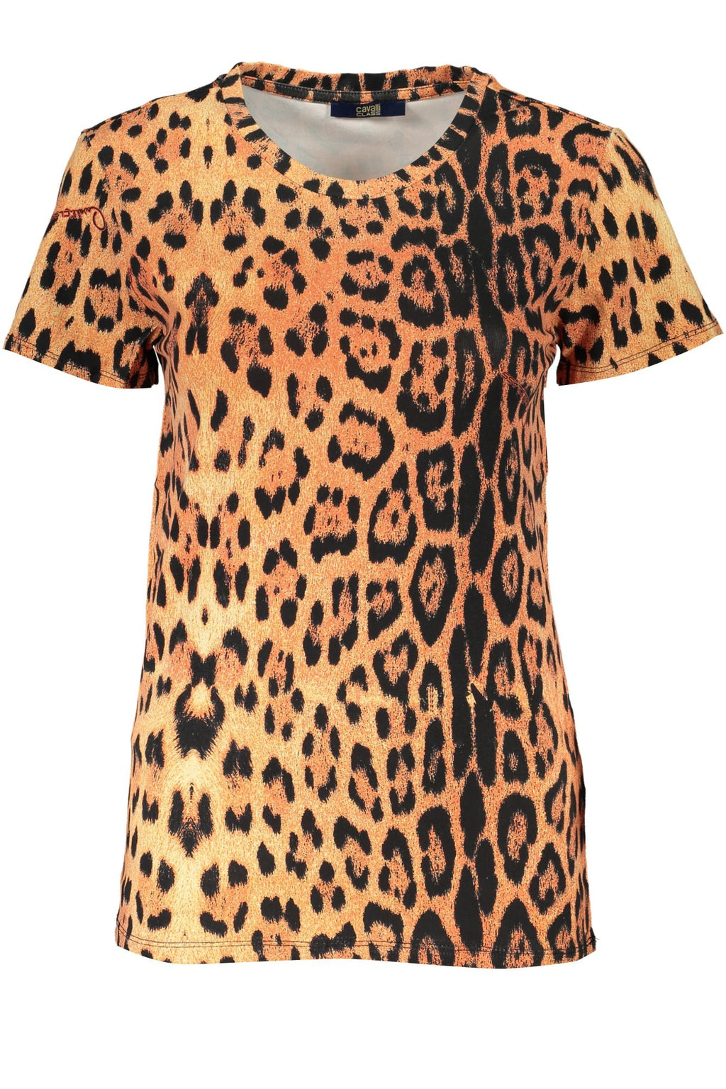 CAVALLI CLASS T-SHIRT MANICHE CORTE DONNA ARANCIO - Grandi Firme Lab